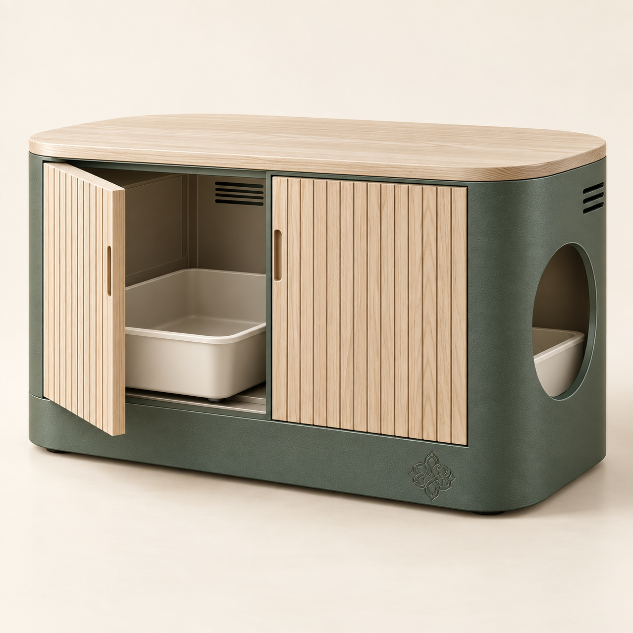 Avernoza® Veil Quiet Litter Cabinet