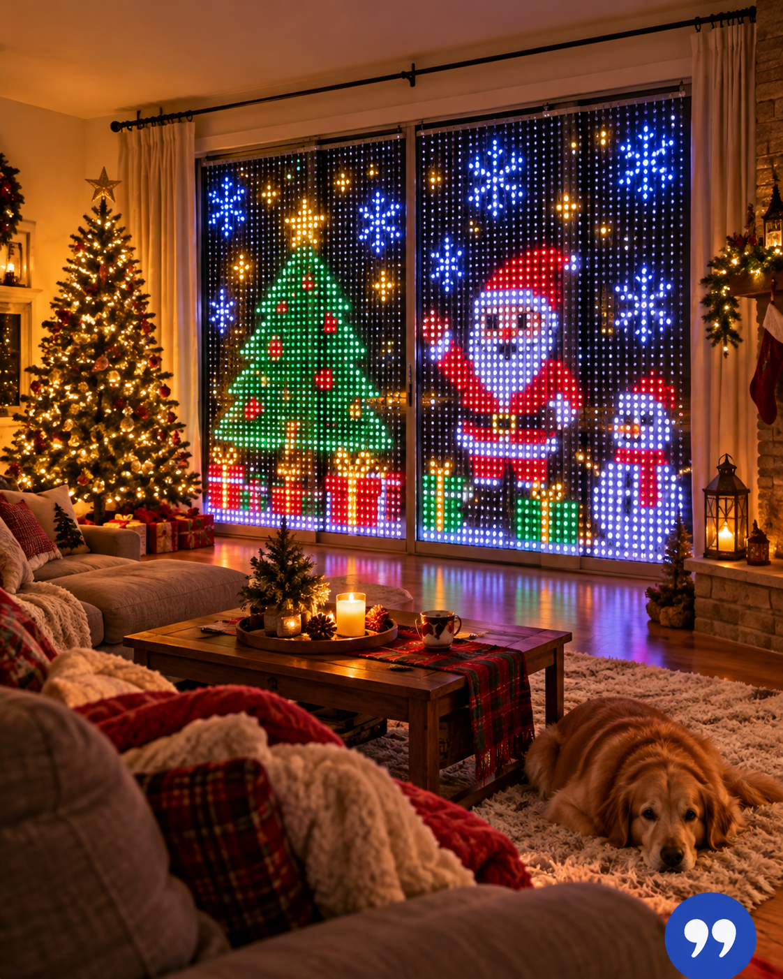 🧱📲Smart RGB LED Curtain Lights|🪟 Your Home. Your Holiday Light Show. All from Your Phone.