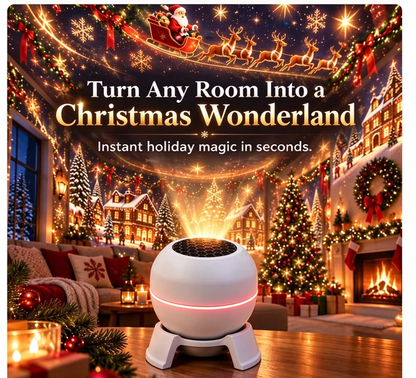 🆕💡🌲Turn Any Room Into a Christmas Wonderland –⏳ Holiday Projection Night Light