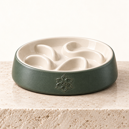 Avernoza® Arc Slow-Feed Ceramic Bowl