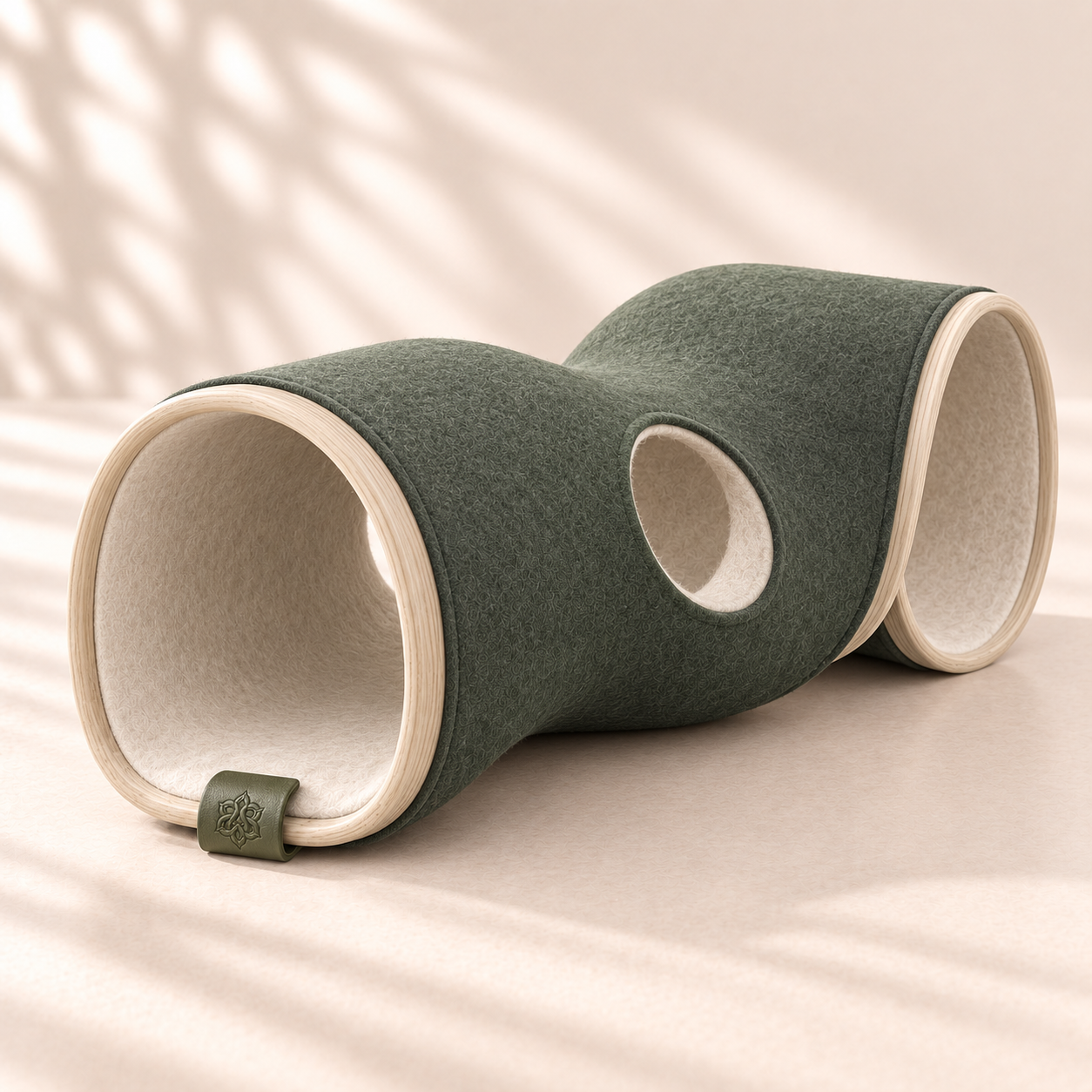 Avernoza® Fold Wool-Felt Play Tunnel