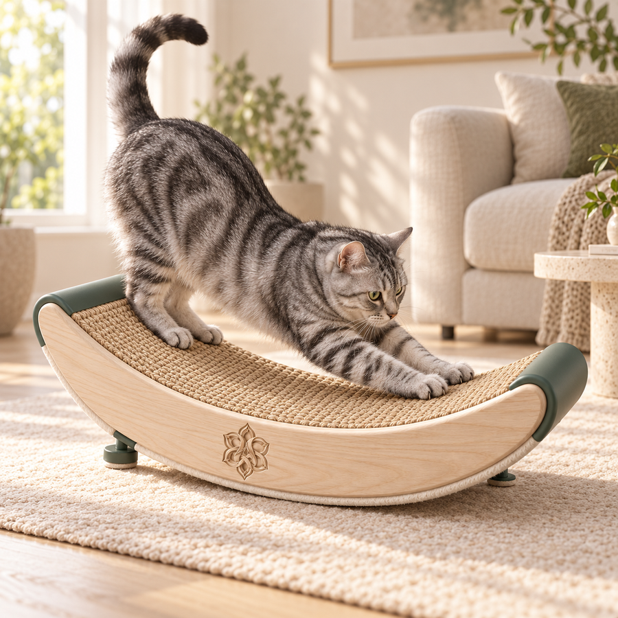 Avernoza® Arc Rocking Scratch Lounger