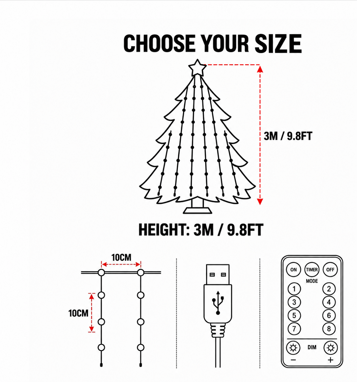 🧱📲Smart RGB LED Curtain Lights|🪟 Your Home. Your Holiday Light Show. All from Your Phone.
