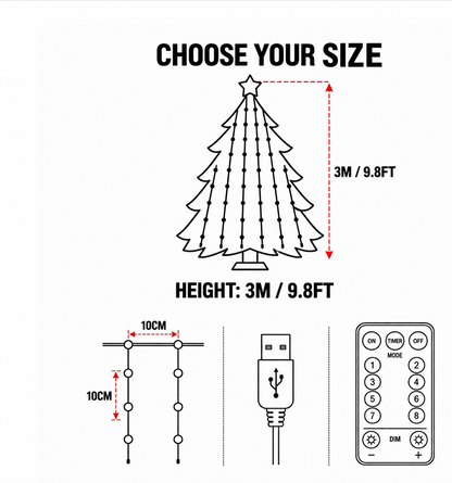 🧱📲Smart RGB LED Curtain Lights|🪟 Your Home. Your Holiday Light Show. All from Your Phone.