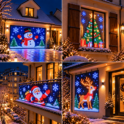 🎄 DIY Bluetooth Christmas Curtain Lights | Create Your Own Light Show ✨