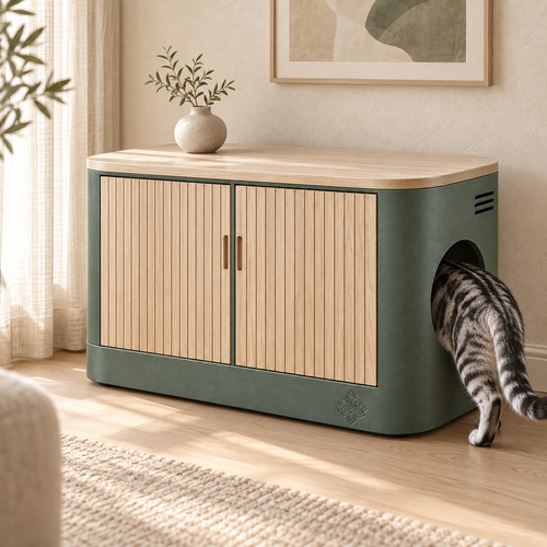 Avernoza® Veil Quiet Litter Cabinet
