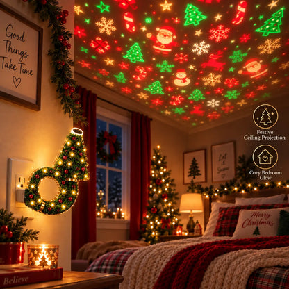 🎄🎃2026 New USB Plug-In Christmas Projector Night Light
