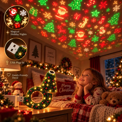 🎄🎃2026 New USB Plug-In Christmas Projector Night Light