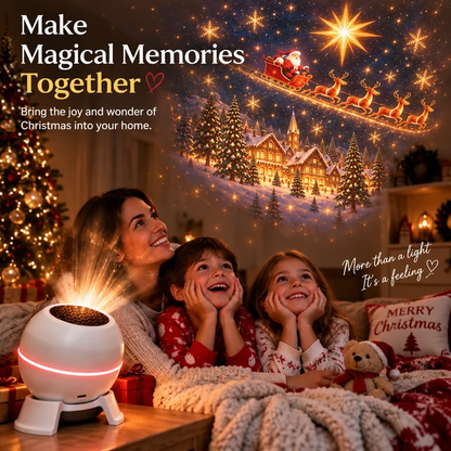 🆕💡🌲Turn Any Room Into a Christmas Wonderland –⏳ Holiday Projection Night Light